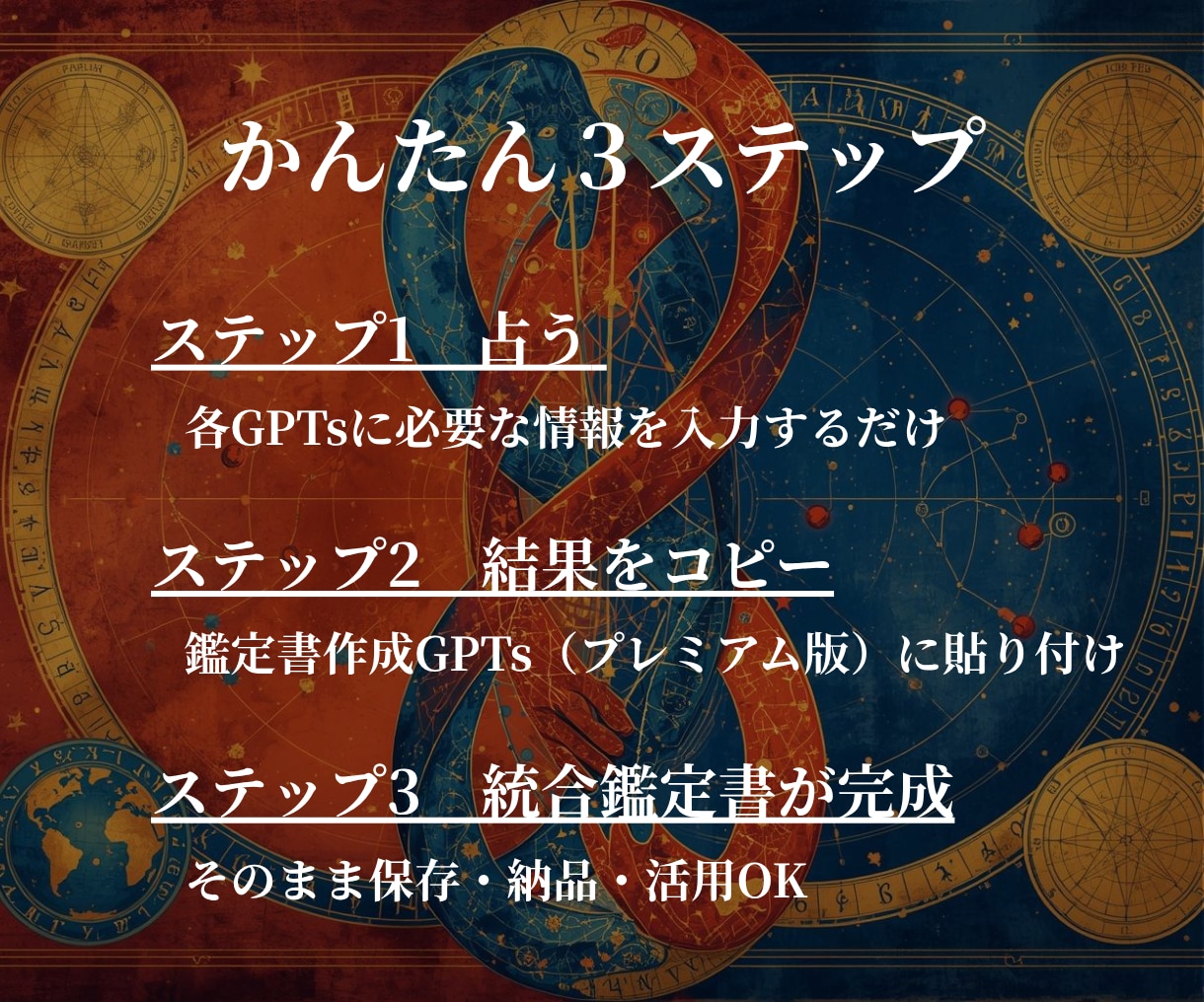 相性と人間関係を3つの占術で多角的に本格鑑定します 算命学・西洋占星術・タロットで読み解く相性鑑定 イメージ5