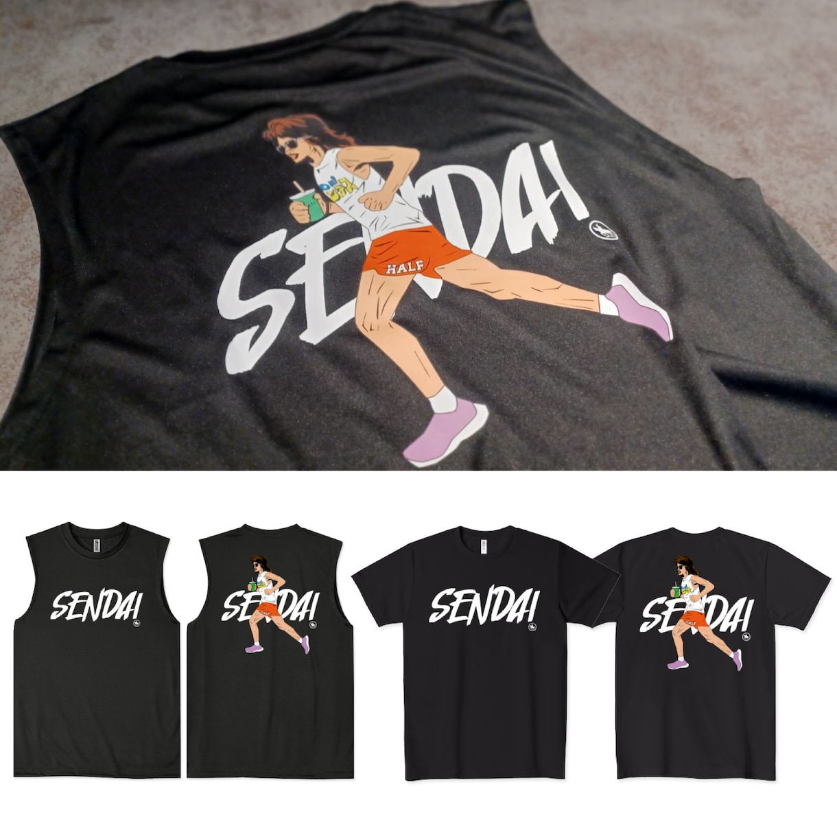 着たくなる！スポーツ向けイラストTシャツ作ります 大会・チーム・イベントで映えるオリジナルデザイン イメージ1