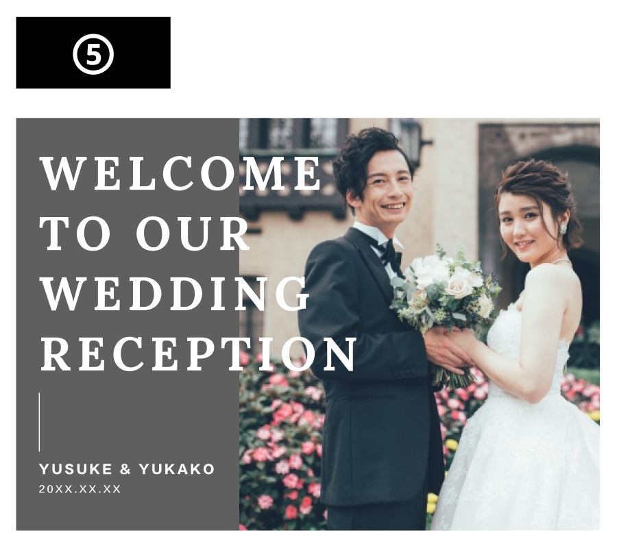 シンプルなウェルカムボードを1週間で作ります 急ぎで結婚式のウェルカムボードが必要な方へ イメージ6