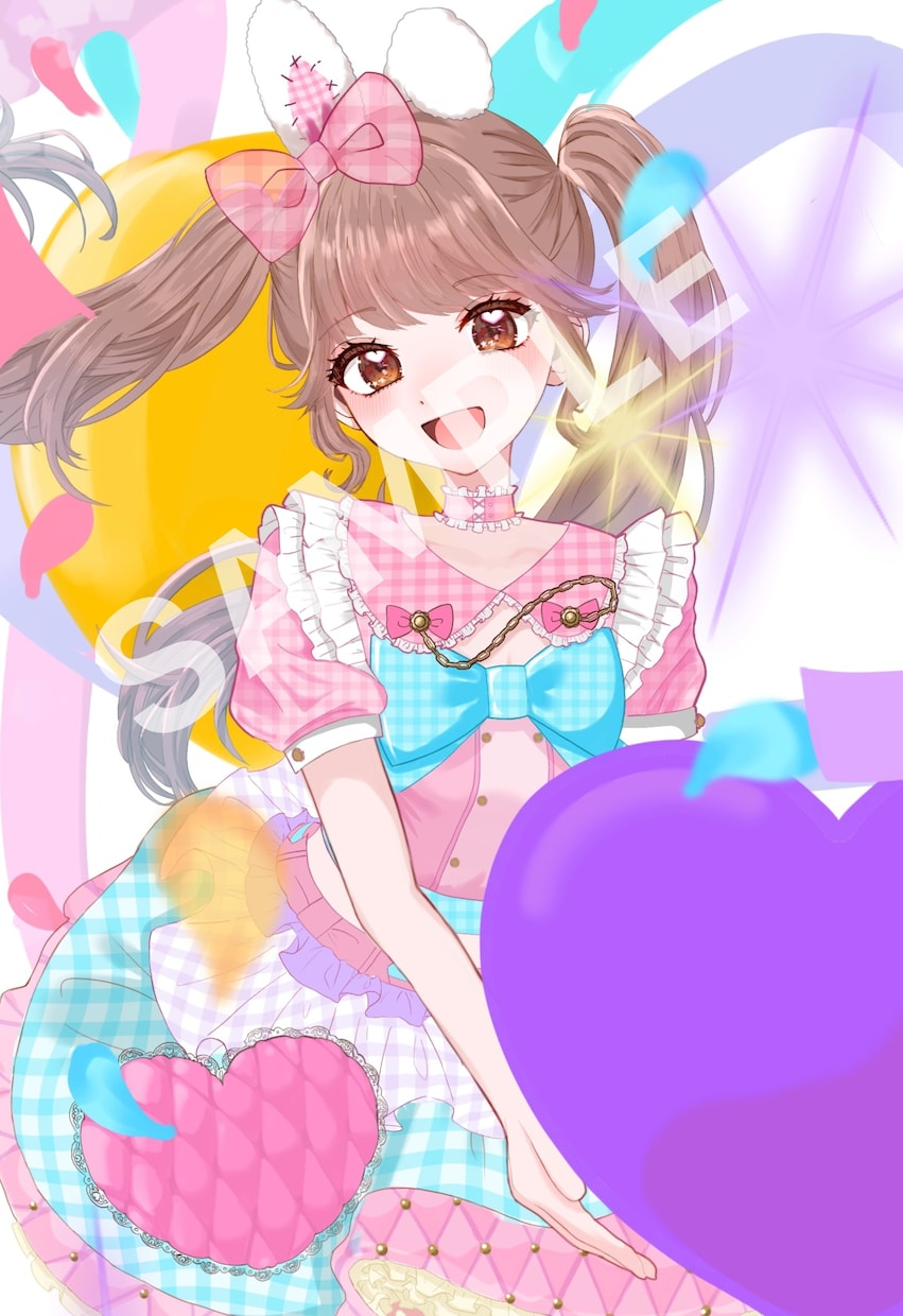 アイコン用、カード類用の人物イラストを描きます 等身キャラクター、ミニキャラクターお任せ下さい。 イメージ1