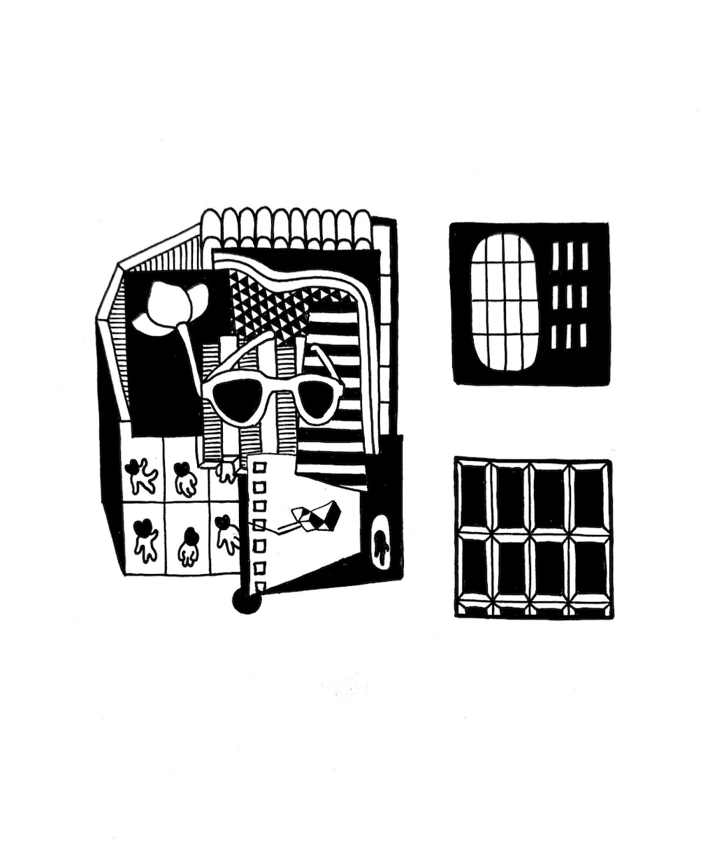 あなたに向けたあなただけのイラストを作ります 添付作品の画風に沿って抽象的なイメージから作り上げます イメージ3