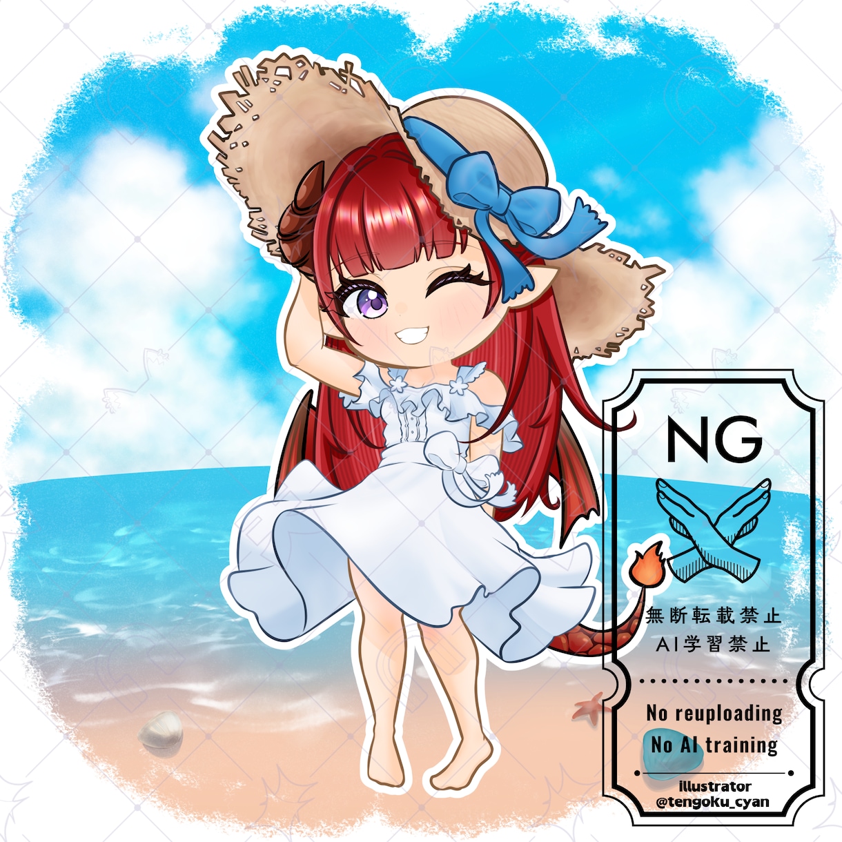 商用利用可！【麦わらワンピース】ミニキャラ描きます ライバー活動をお手伝い！配信/パネル開け/アイコン/グッズ イメージ8