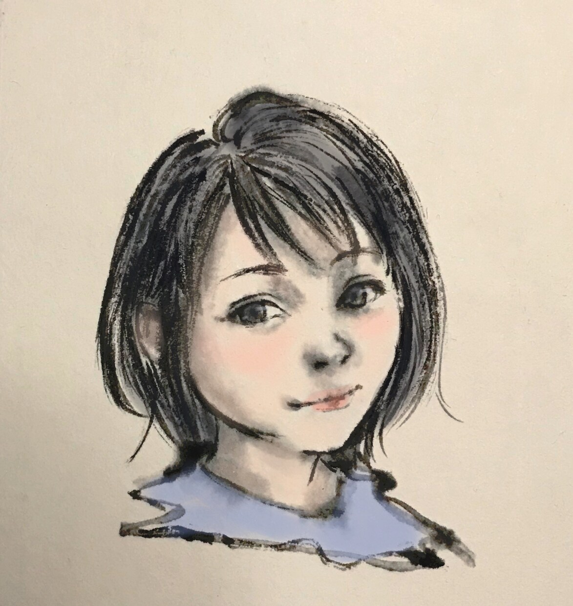 オシャレな墨絵アイコン制作いたします 手描きの墨絵ベースのイラスト。今だけ1000円お買い得です！ イメージ1