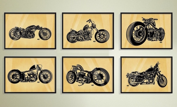 世界に１つだけ！あなたの愛車をデザイン製作します ご自分のバイクをインテリアに！お友達の愛車をお祝いに！ イメージ3