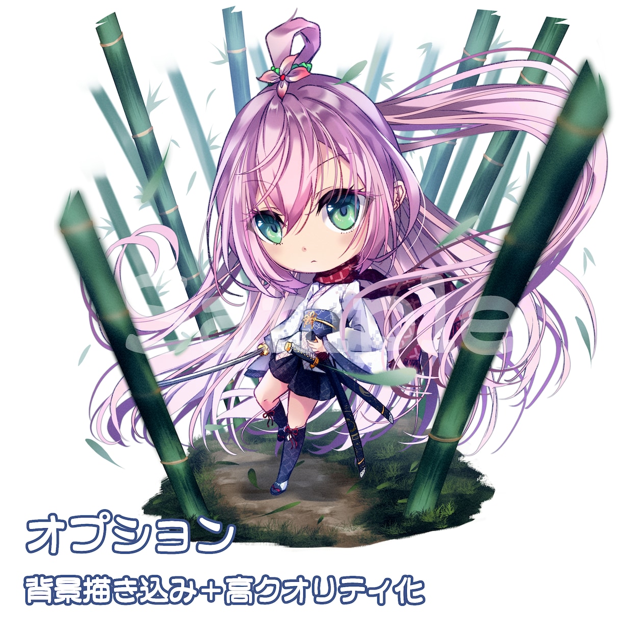 あなただけのミニキャライラスト作成します オリジナルグッズ作成、SHOWROOMアバターなどに是非 イメージ2