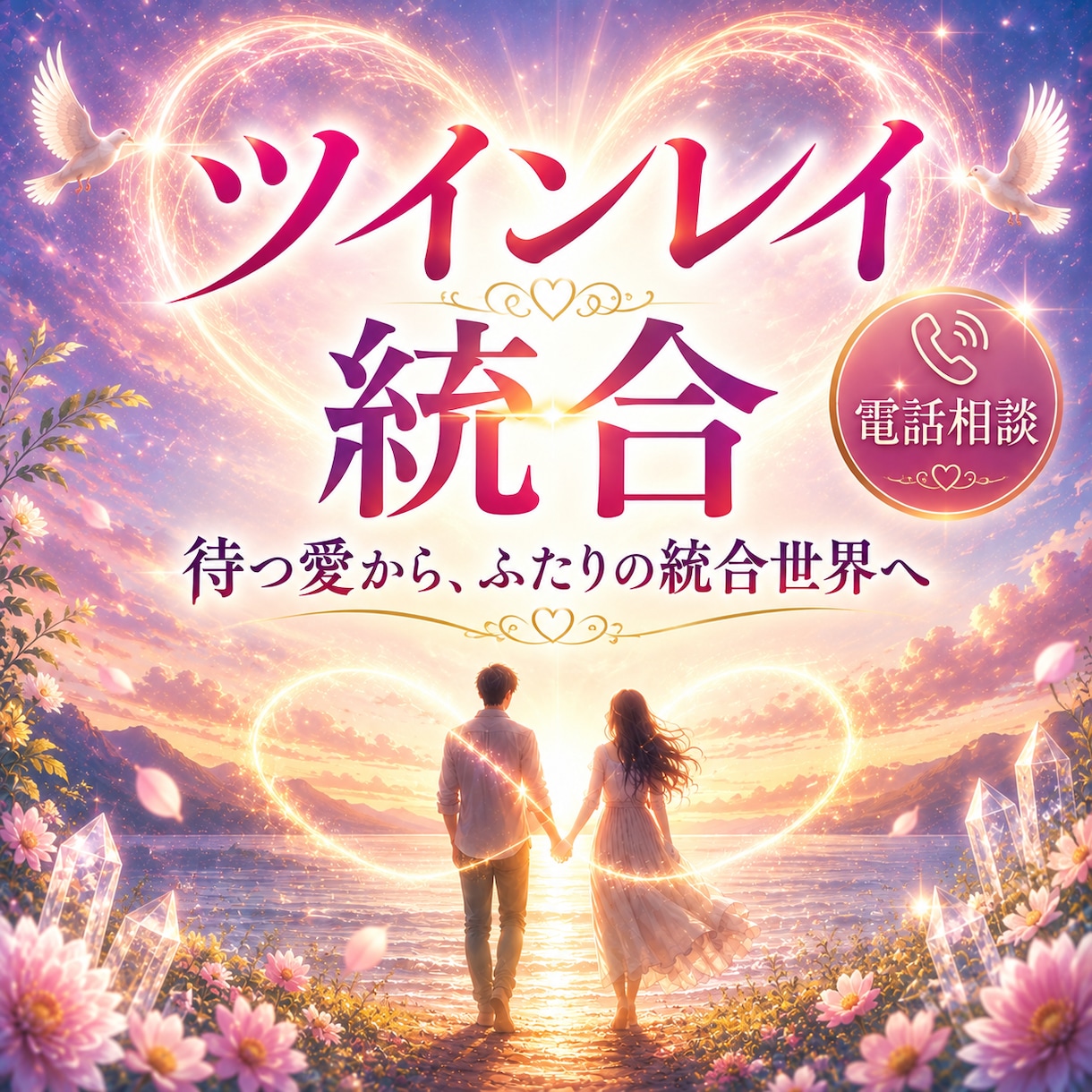 霊視でツインレイ統合への道を読み解きます サイレントを終わらせる一歩。待つ愛から、ふたりの統合世界へ。 イメージ1