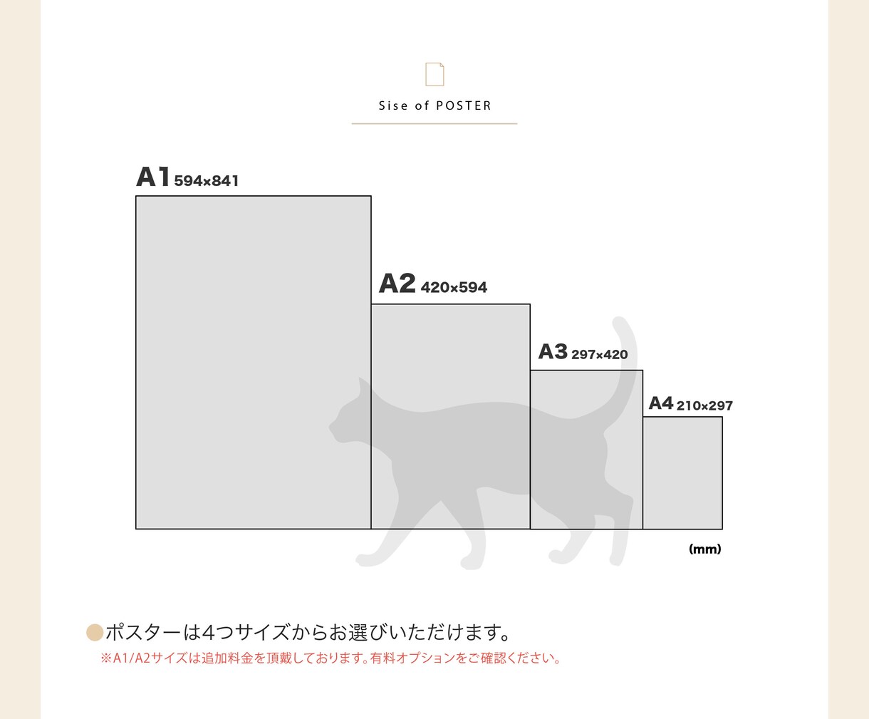 手描きのぬくもり。味のあるイラストでお店を彩ります 料理写真を魅力的に再現｜オーダーメイドポスター イメージ7