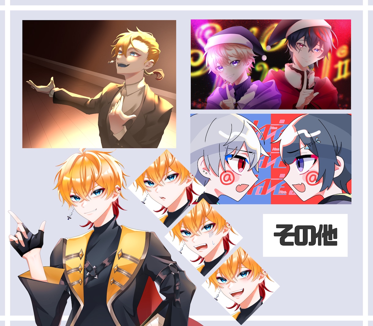 歌ってみた・MVイラストなどなど鮮やかに描きます 現役歌い手が、サムネやSNSのアイコンなどお手伝いします！ イメージ6