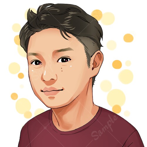 商用OK！デフォルメタッチの似顔絵イラスト描きます SNS/ブログアイコン/名刺などに。お気軽にご相談ください。 イメージ5