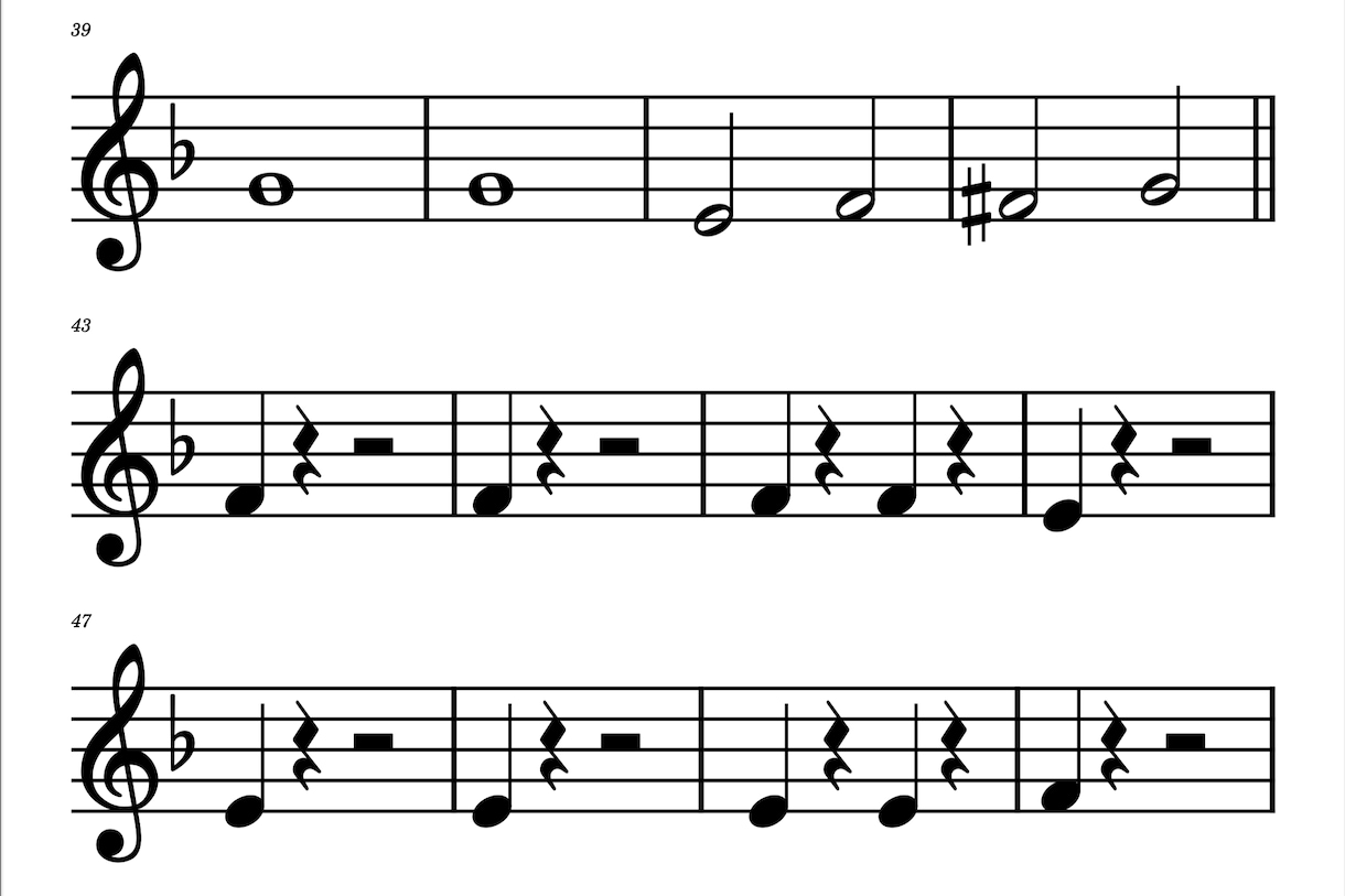 耳コピ代行！正確な楽譜作成いたします 音大卒/絶対音感/洋楽(60s~80s)/映画音楽/ポップス イメージ9