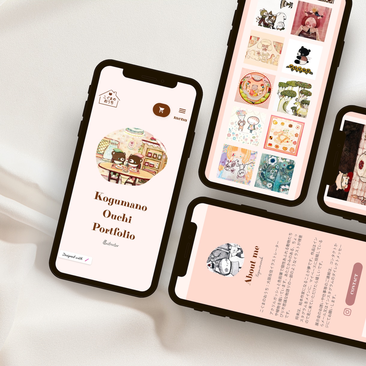１名限定＊オープン価格にてHP作成します イラストレーターによる見る人の心に残る特別なホームページ イメージ9