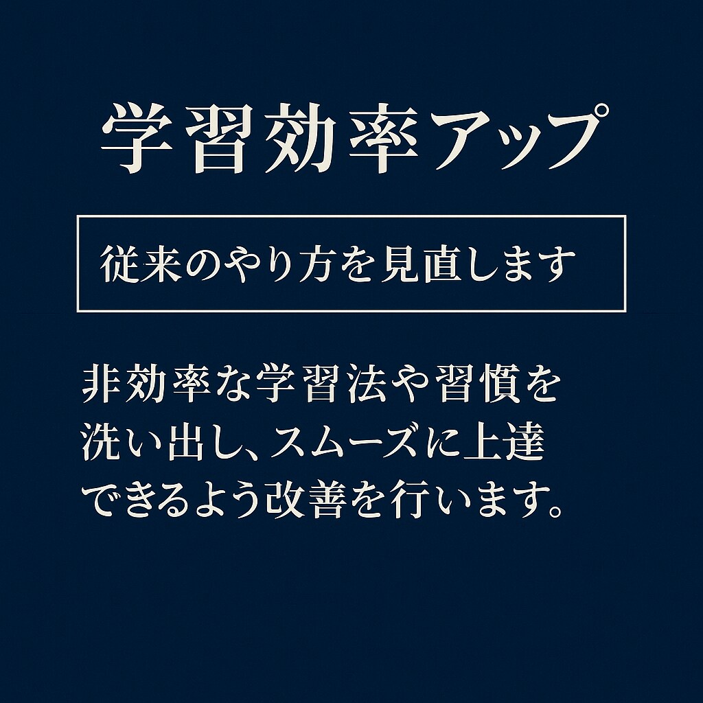 あなたにピッタリな試験勉強方針をアドバイスします 難関試験再トライの方必見！東大卒が指針を示すあなたの勉強法 イメージ5