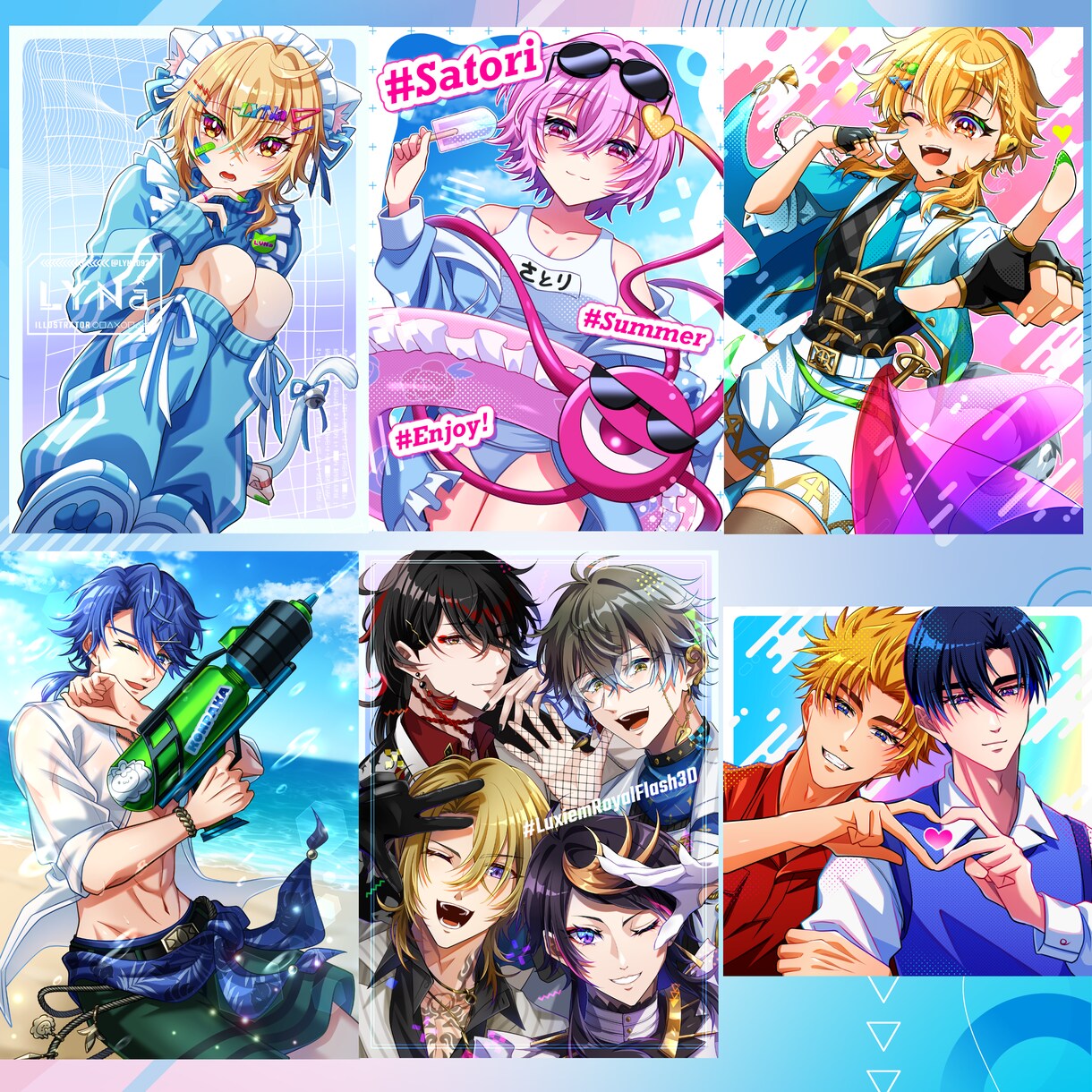 デビュー・新衣装に！IRIAMライバー応援します IRIAMデビューに必要なイラストが一度に揃う！ イメージ9