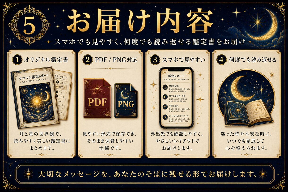 恋愛専門/あなたの心を軽くします 【鑑定書付き】迷った心を整え、幸せの一歩へ導きます イメージ6