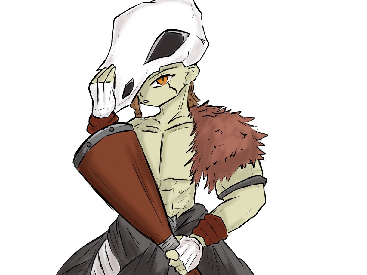 オリジナルのキャラクターを作成してます ファンタジー風のキャラクターを作っています イメージ1