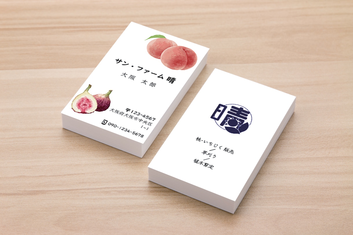 名刺（オプションでロゴ）作成します 修正無制限。シンプルでわかりやすく作成します。 イメージ4