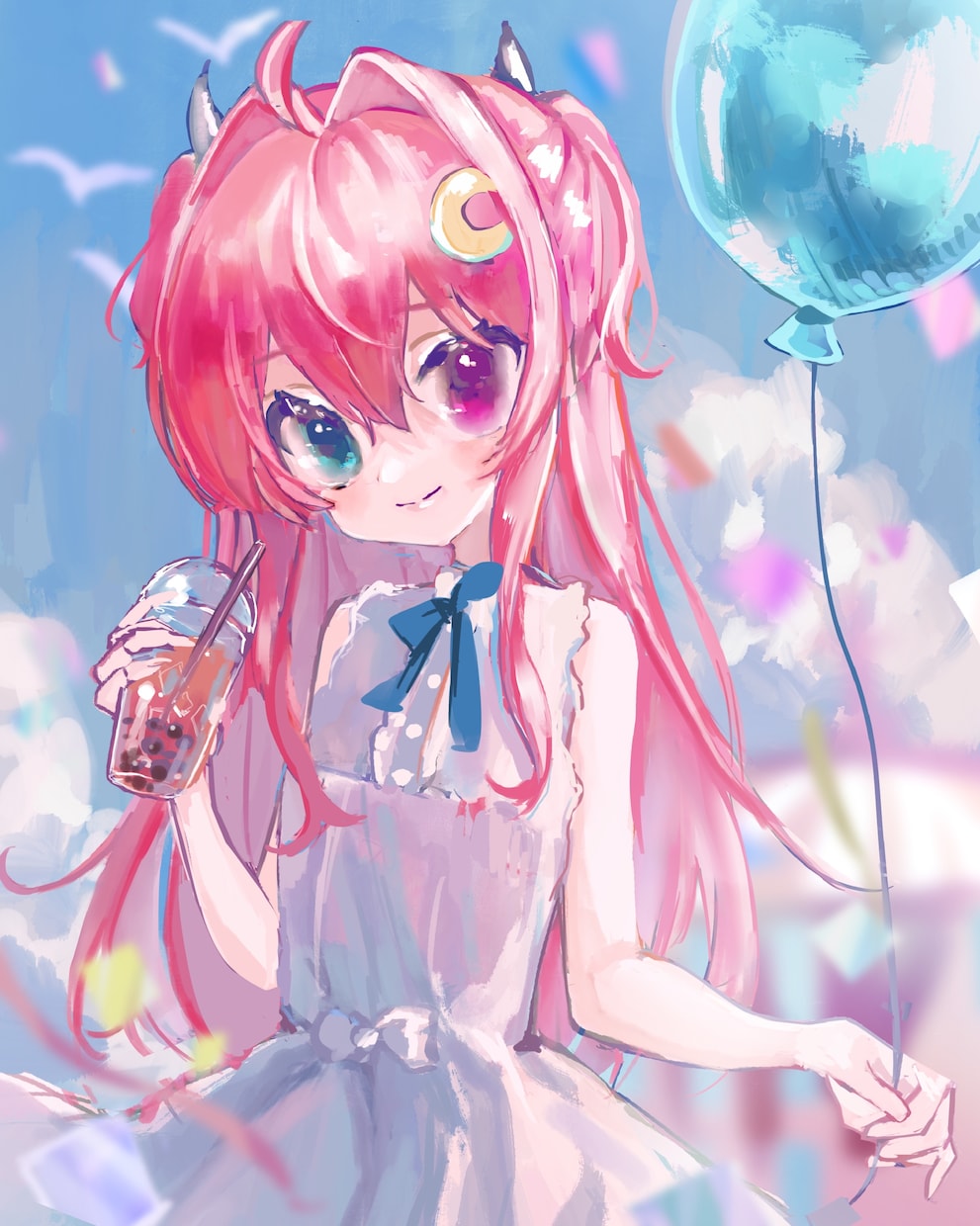 目を引く色彩の厚塗りイラスト描きます 個性派!つやつや鮮やか個性的な質感の厚塗り イメージ2