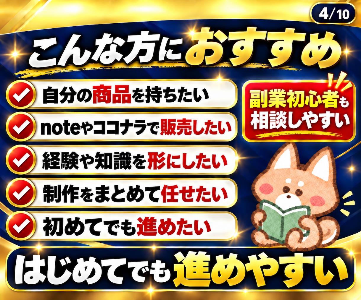 副業・note・ココナラ向けコンテンツを制作します 知識・経験を商品化｜企画・文章・デザインまでまとめて制作代行 イメージ5