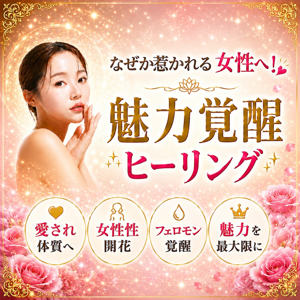 なぜか惹かれる女性へ！魅力覚醒ヒーリングをします 神業霊術であなたのフェロモンを覚醒し魅力を最大限引き上げます イメージ1