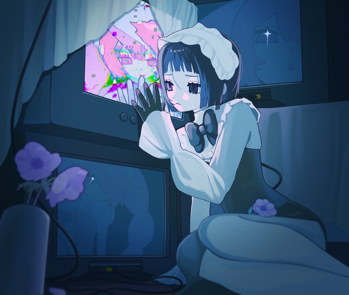 可愛い！そして高クオリティのイラストを描きます 可愛い、ダーク、病み、メルヘン、ポップなイラストが得意です！ イメージ2
