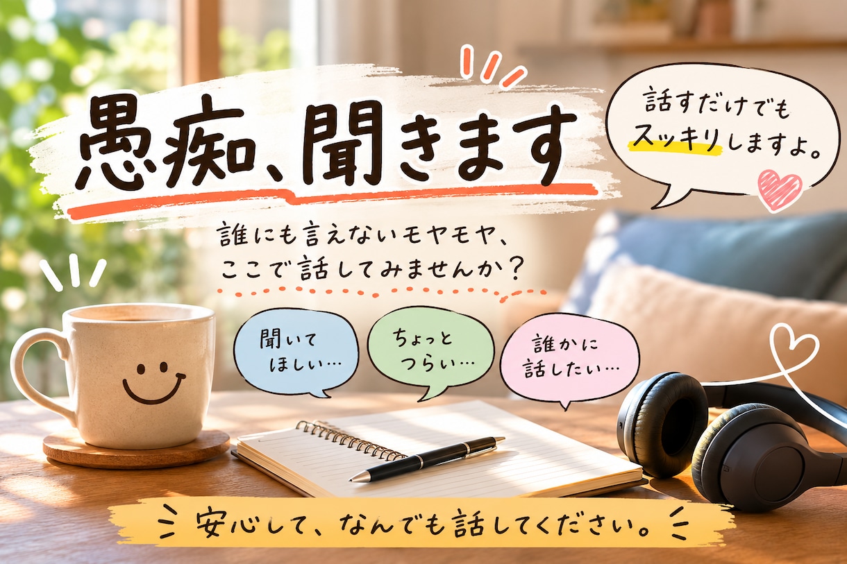 仕事で悩み２ヶ月間病休をとった私が話聞きます もう、あなたは頑張りすぎですよ。話すだけで大丈夫 イメージ1