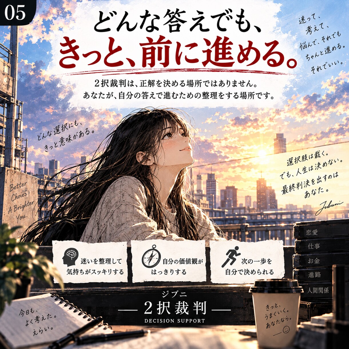 決められない「AかB」を2択裁判にかけます どっちにも理由がある。だから、決められない。 イメージ5
