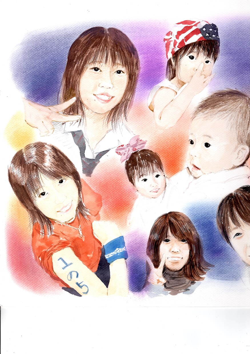 残りたい思い出を手描きでイラストにします 写真から思い出のワンシーンを絵にします！ イメージ6