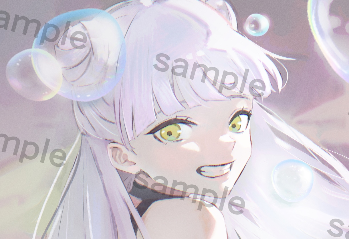 厚塗り風SNSアイコン・一枚絵・立ち絵描きますます 重厚な厚塗り！Vtuber・配信者向けの華やかなイラスト イメージ3