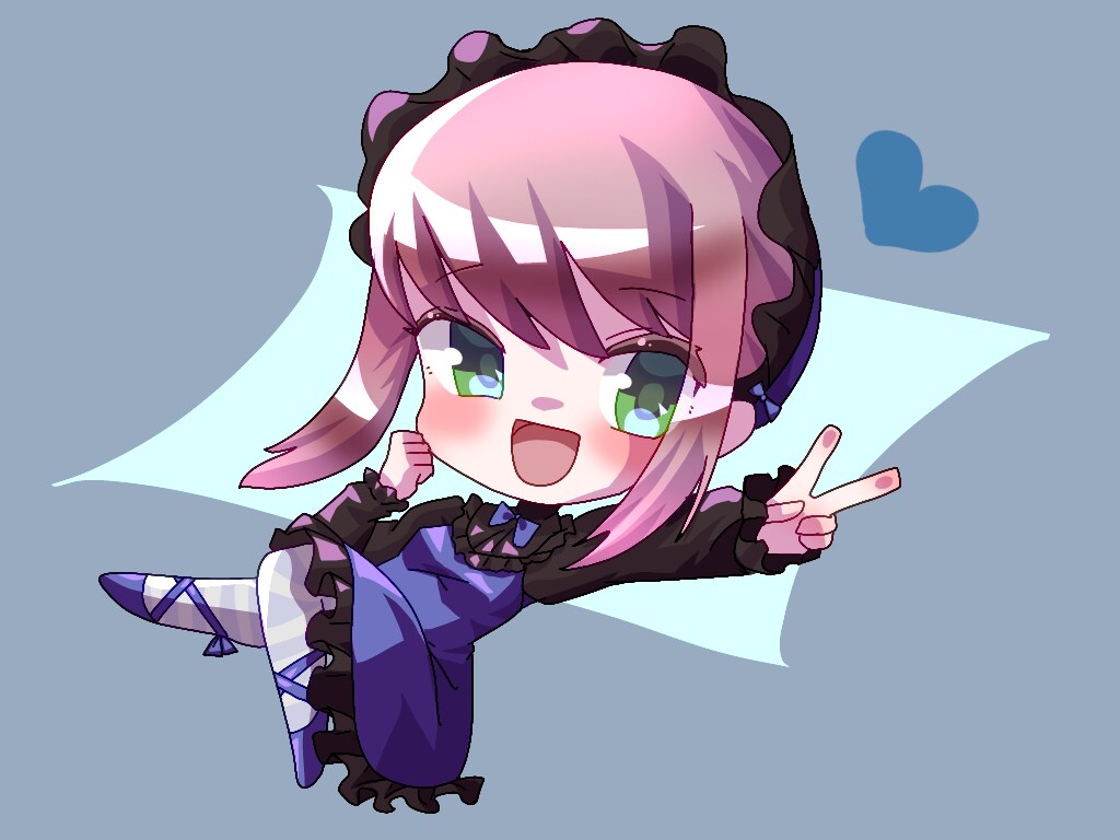 人によってはかわいいかもしれないミニキャラ描きます アニメ調もどきのタッチで色んな用途で使ってください イメージ6