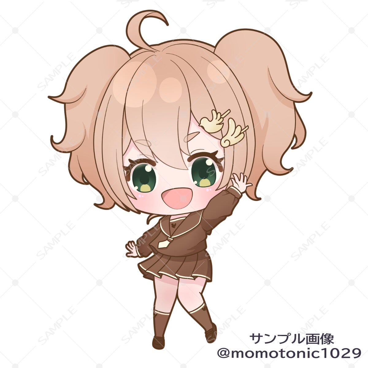 商用利用料込！可愛いSD（ミニ）キャラお描きします 表情差分のおまけ付き！かわいいミニキャラお任せください！ イメージ10