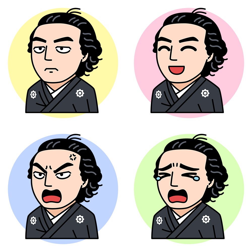 喜怒哀楽4点セット！かわいい動物を擬人化させます YouTubeのマスコットキャラクターにどうですか？ イメージ10