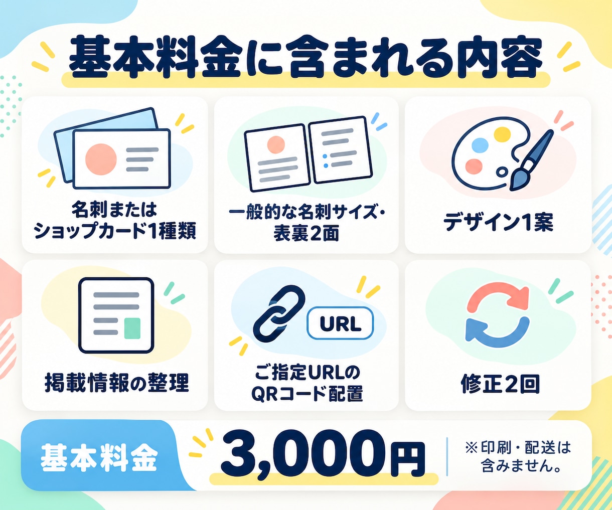 店舗向け名刺・ショップカードを制作します 両面対応｜お店の魅力と予約先が伝わるカードへ イメージ3