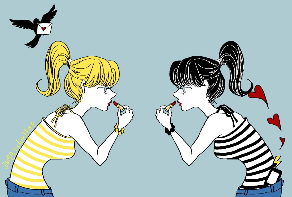 デザインと色で魅せるシンプルイラスト描きます クールかわいい、雰囲気のあるイラストをお求めの方へ イメージ1