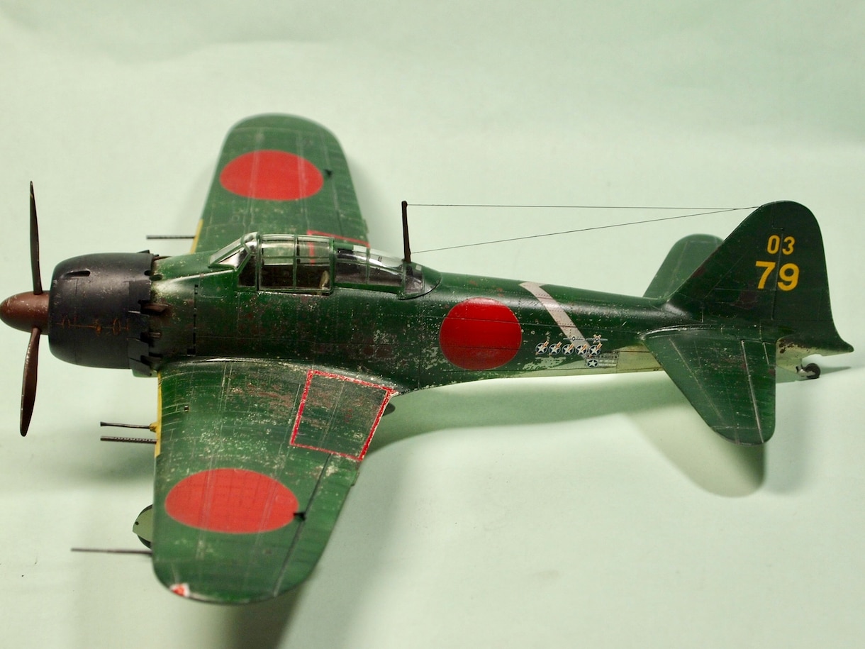 1/48大戦機1/35戦車プラモデル製作承ります 剥がし加工、ウエザリング等のダメージ塗装を得意としています。 イメージ9