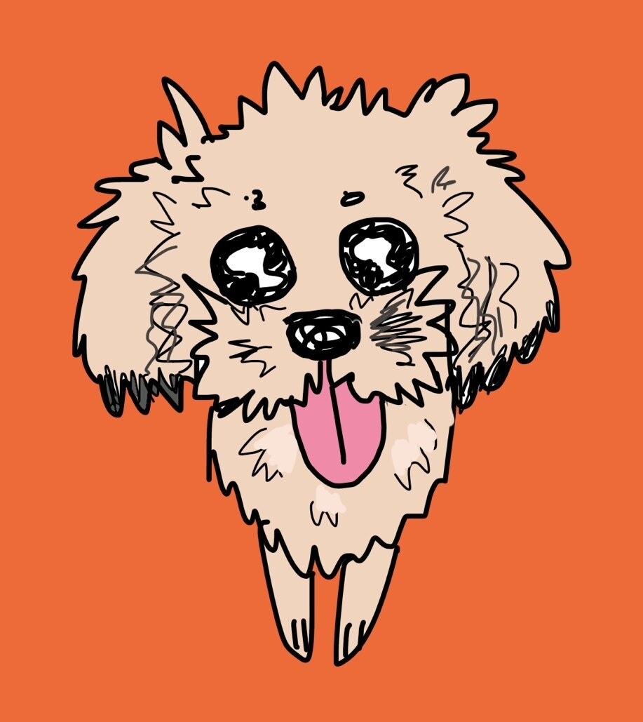 愛犬をポップなタッチで描きます ゆるっと安らぎを与えてくれるようなタッチで描きます イメージ1