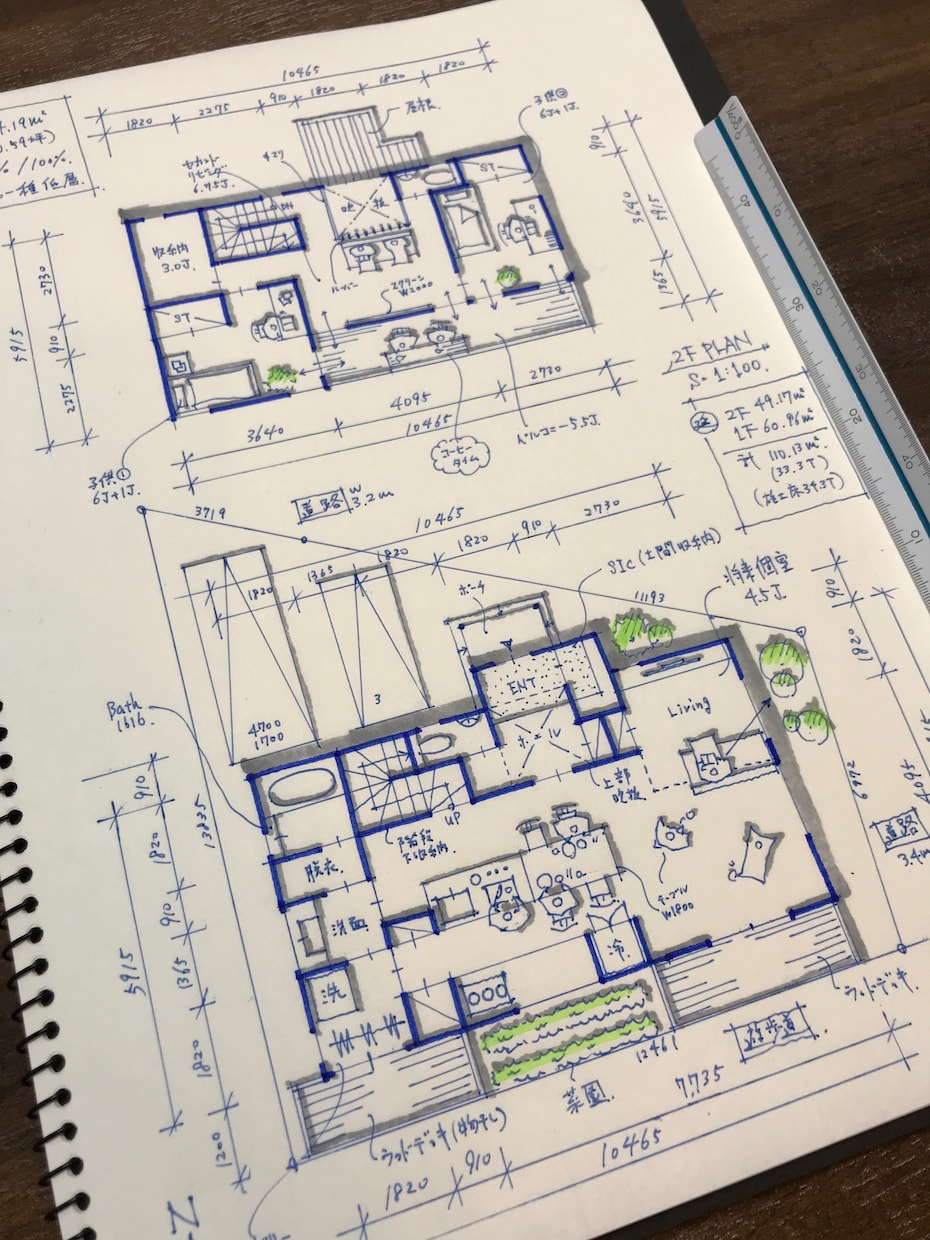一級建築士が『究極の1案』となる間取りを提案します ラフ提案無制限！間取り&立面計画を納得いくまで仕上げます！ イメージ8