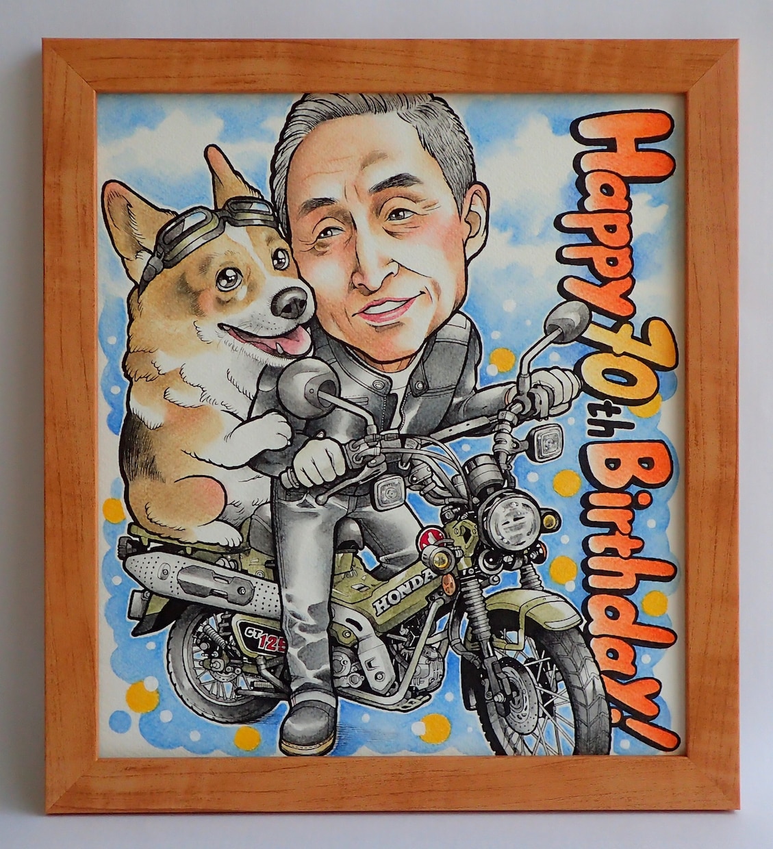 送料込み♪漫画タッチでもらって嬉しい似顔絵描きます ペン画と水彩色鉛筆をベースに確かな画力で丁寧に作成いたします イメージ2