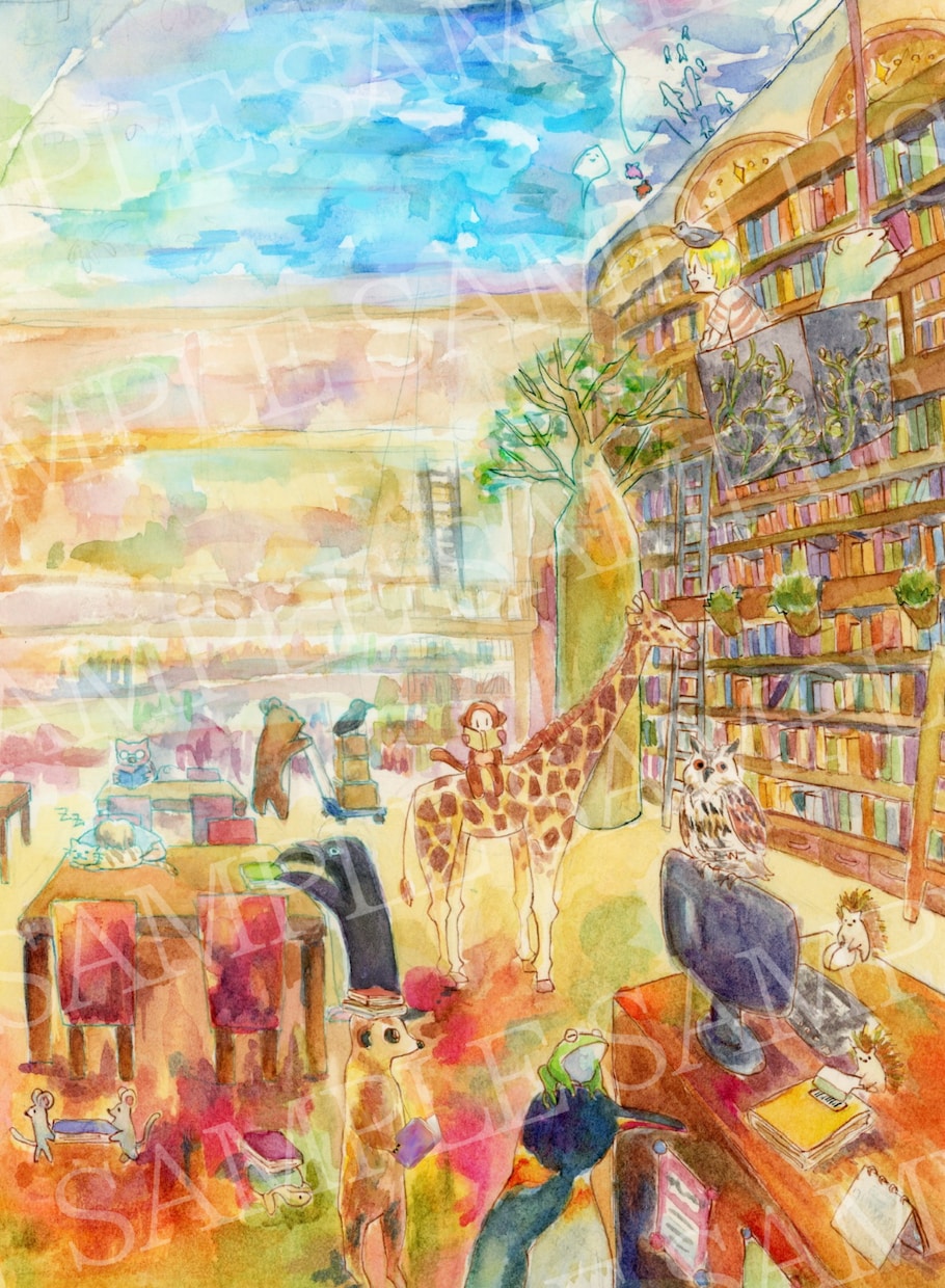 絵本のようなイラストを描きます 水彩の温かみのあるイラストをお届け♪ イメージ7