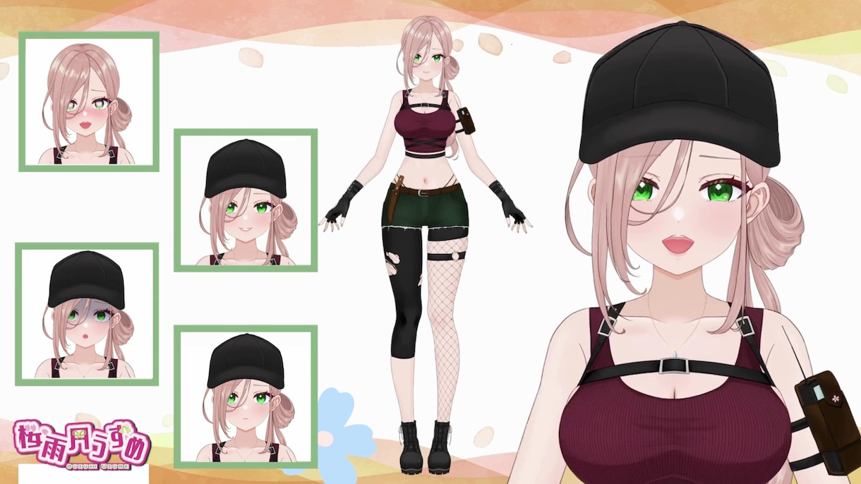 キャラデザ、パーツ分けします 持ち込みイラストのパーツ分けもご相談お願いします イメージ3