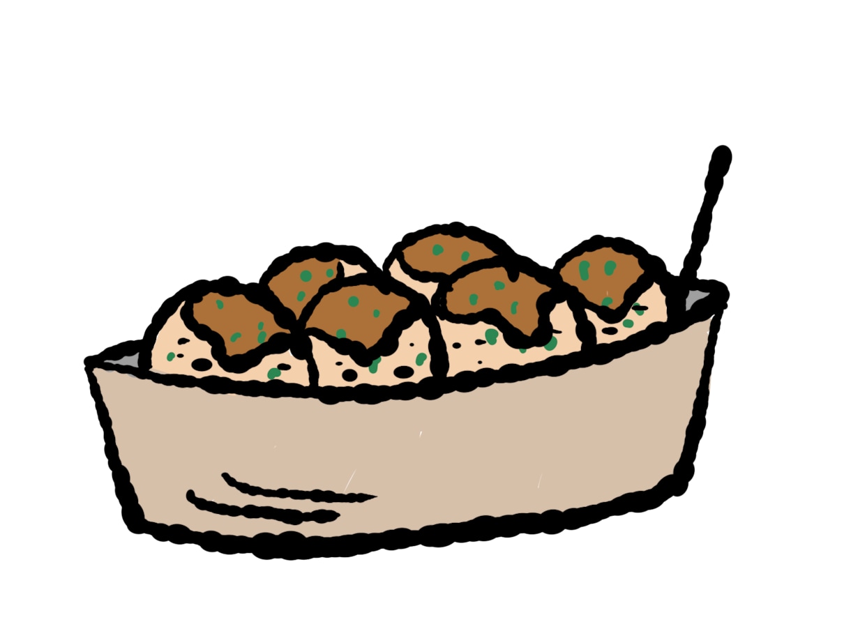 商用利用OK！可愛い食べ物のイラストをお描きします ⭐︎手描きでほのぼのした雰囲気です。挿絵やアイコンに♪ イメージ8