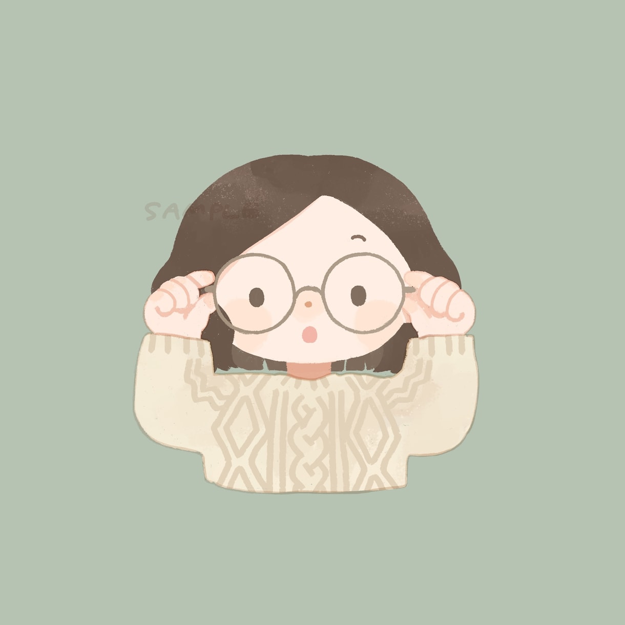 ゆるくてかわいいアイコン描きます 修正無制限◎SNSやブログで使いやすい！ イメージ7