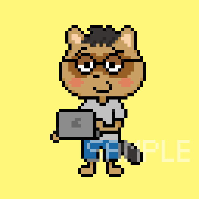 あなたのキャラクターをドット絵ミニキャラにします 2.5等身でドット絵化、他とは違うアイコンにいかがですか？ イメージ5