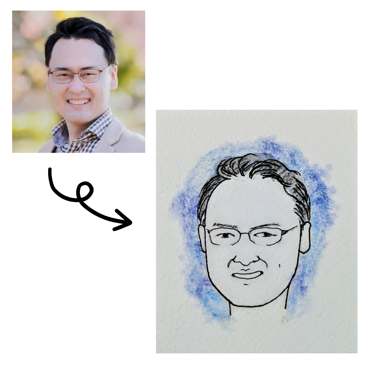 どことなく似ているほんわか似顔絵描きます ✱ビジネスやSNSのアイコンにピッタリです！ イメージ2