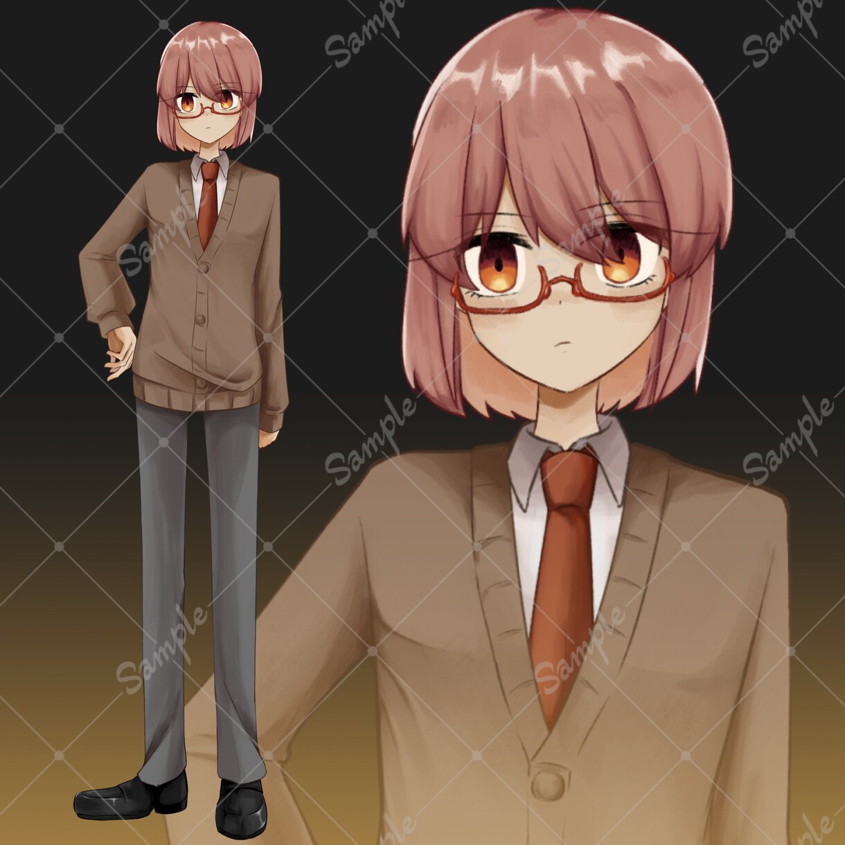 立ち絵イラスト制作します 10代〜30代のキャラクターを描きます！ イメージ5