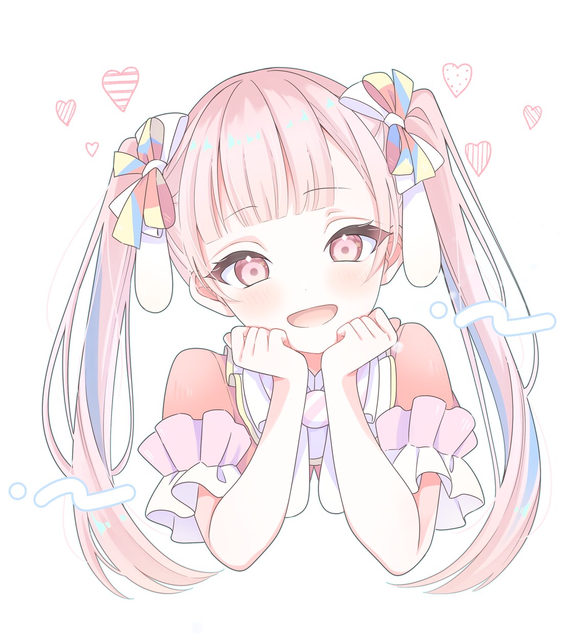 可愛くて綺麗で丁寧なイラストを描きます アイコン、キャラデザ、立ち絵、一枚絵などお描きします。 イメージ8