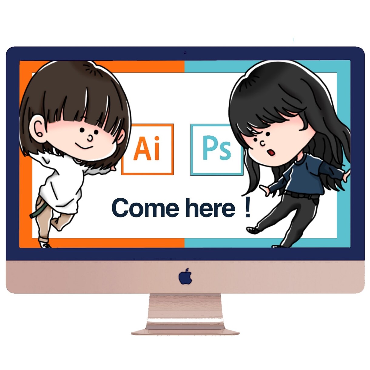 かわいい！デフォルメキャラ描きます シンプルでムニムニしたかわいいキャラを描きます！ イメージ7