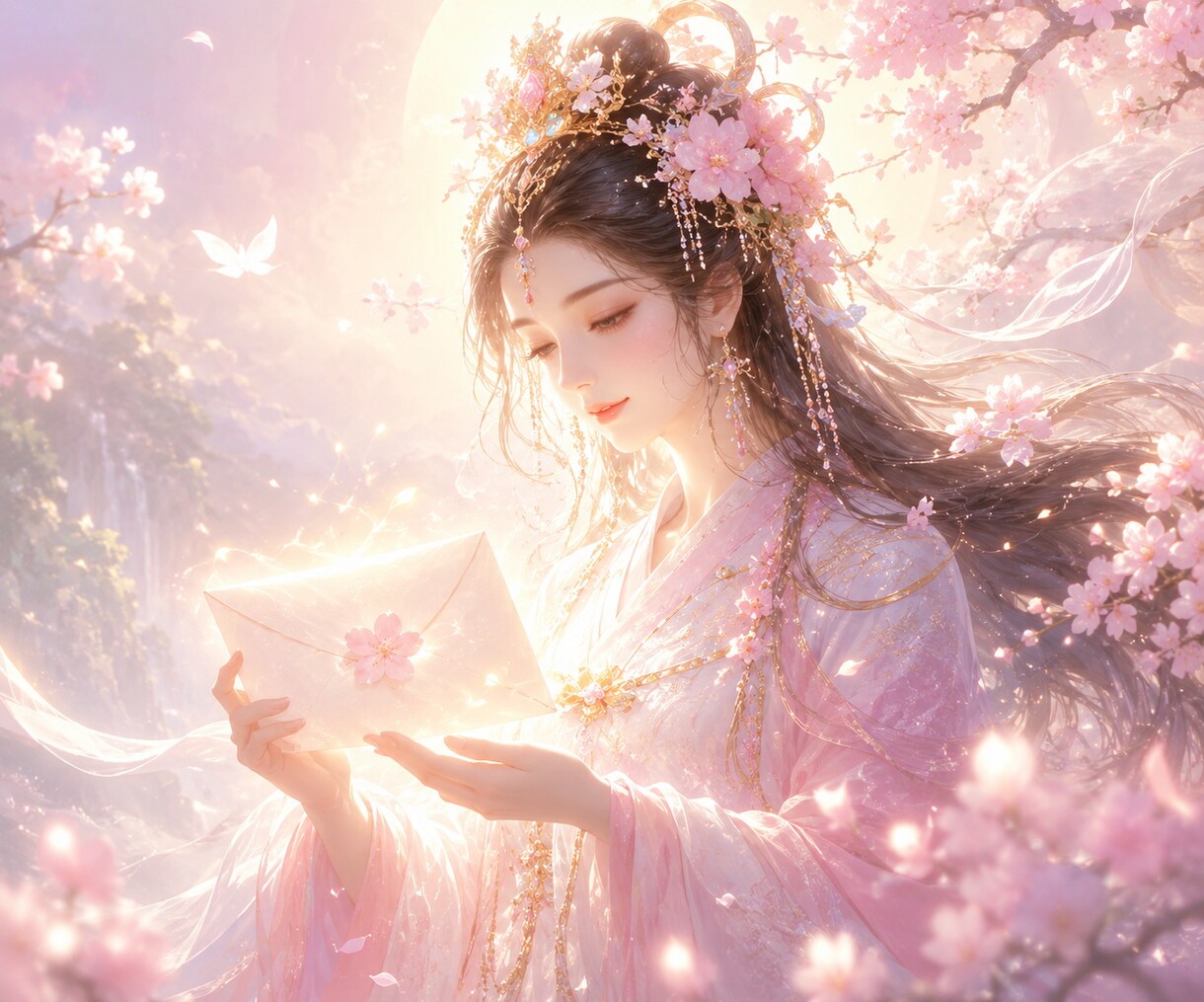 木花咲耶姫から癒しの手紙を届けます 不安な心へ、女神の光と言葉をそっと降ろします イメージ1
