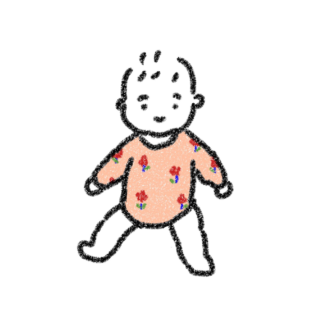 おこさまと思い出のお洋服を描きます 思い出のお洋服を、心に残る一枚の絵に。アイコン等にどうぞ！ イメージ6