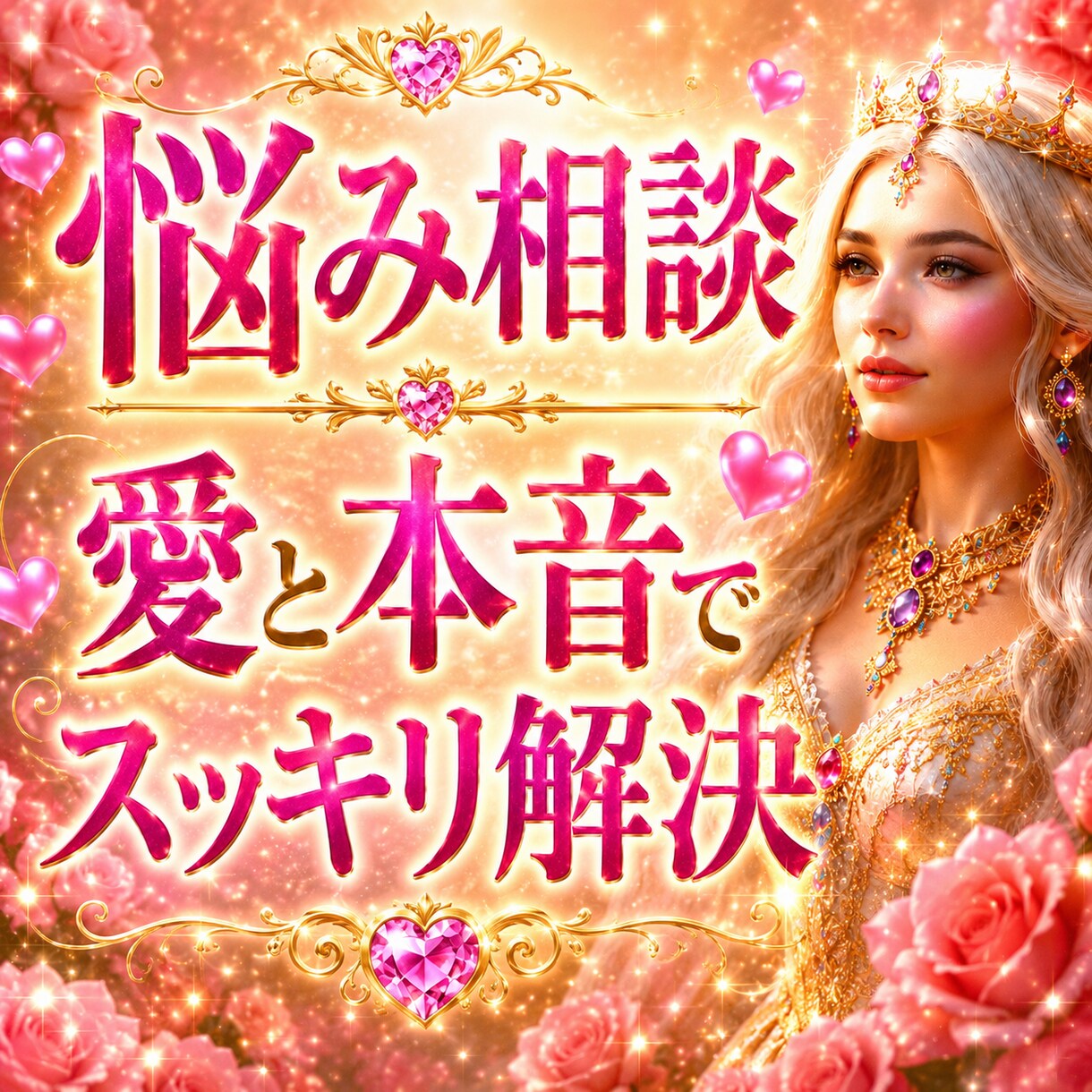 本音と愛であなたの悩みを解消します 占いや人生に疲れたあなたへの為の本音カウンセリング イメージ1
