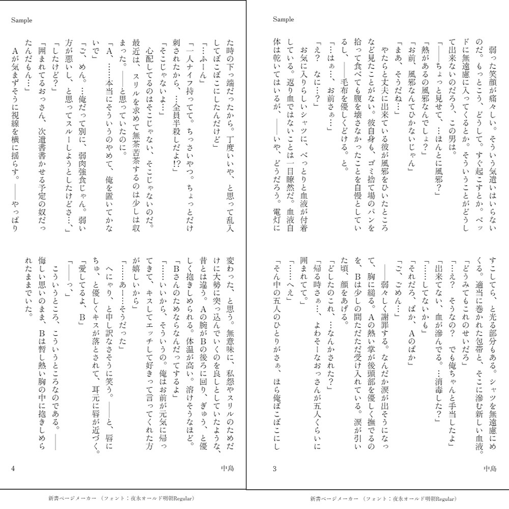 7/31まで ☆50％オフ おまかせ小説書きます ～2000文字までのおまかせプランです！ イメージ3